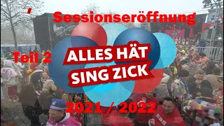 111121 Sessionseröffnung Kölner Karneval 20212022 22 [upl. by Kristianson]