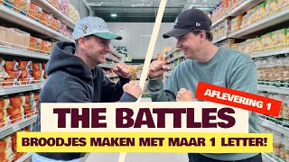 BROODJES MAKEN MET 1 LETTER Broodjestester Battles Afl 1 [upl. by Sibbie]