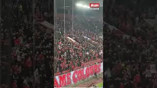 Hardcore Olympiacos fans turn up the heat ahead of Rangers clash [upl. by Evans]