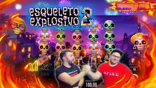 SLOT ONLINE  Follie a BET MAX alla ESQUELETO EXPLOSIVO 2 💀🎸🎰  🎄 DICEMBRE DI FUOCO 2023 🔥 [upl. by Iturhs]