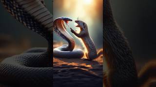 Mongoose vs Cobra animalbattle wildanimal [upl. by Politi]