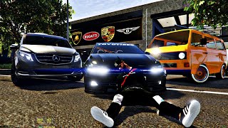 GTA Mzansi Ep27  buying dealership uber job with v250 vs vw caracara  the hustler lifestyle [upl. by Larual]