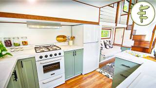 Stunning Tiny House with THE BEST Kitchen amp Loft Design – FULL TOUR [upl. by Viviana]