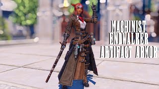 Having a gander at the Machinist Endwalker Artifact Set  FFXIV [upl. by Rus409]