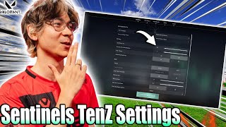 Sentinels TenZ Valorant Settings  TenZ Sensitivity 2024 [upl. by Noiraa]