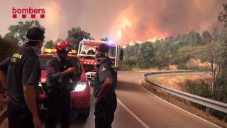 Incendi Forestal La Jonquera  22 de Juliol de 2012 migdia [upl. by Basset]