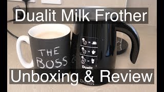 Dualit Milk Frother unboxing and review 2017 [upl. by Ricardama]