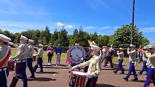 Somme Memorial Flute Band Bangor in Scotland 1stJune 2024 [upl. by Ilyk272]