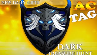 AQW NEW GORGONS GAZE RARE GAUNLET amp SHIELD RARE HOUSE WALL ITEM l DARK TREASURE HUNT JOIN MUSEUM [upl. by Berkeley570]