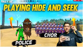 Hide And Seek Finding Noob Chimkandi 😂 On Factory Roof  Garena Free Fire [upl. by Oal]