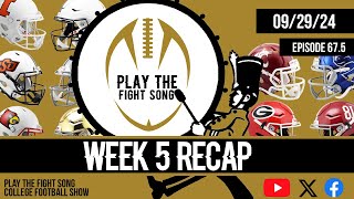 College Football Week 5 Recap [upl. by Brooking]