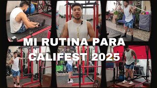 RUTINA DE PIERNAS MI PREPARACIÓN CALIFEST 2025 [upl. by Cleary777]