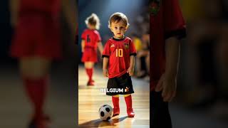 Baby football players from home country cute baby cutebaby football countries [upl. by Tesil]