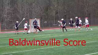 Boys Junior Varsity Lacrosse Baldwinsville VS Liverpool 4262022 [upl. by Karlik]