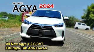 Toyota Agya 12 G cvt 2024Fiturnya tiada lawan [upl. by Caty]