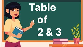 Table of 2 amp 3 in English  Multiplication of 2 and 3 for Children [upl. by Halley]