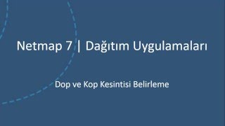 Netmap 7 Proje Uygulamaları  Dop Kop Belirleme [upl. by Jarvey]