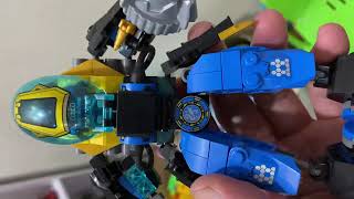 Experience playing the Lego superhero hurricane robot [upl. by Assirod]