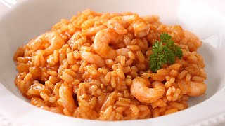 Risotto de Gambas muy Fácil Cremoso y Delicioso [upl. by Halsy]