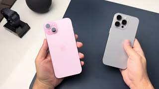 iPhone 15 Pro Max vs iPhone 15 Plus  Conoce las diferencias [upl. by Nairrod]