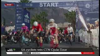 SA cyclists win the Cape Town Cycle Tour [upl. by Amlev700]