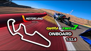 Motorland Aragon Canepa onboard  Yamaha R1 Endurance 2023 [upl. by Nylyahs440]