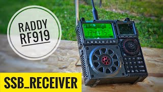 Raddy RF919  HFAIRVHFUHF  AMFMSSB Receiver [upl. by Monney]