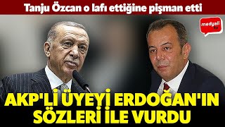 Tanju Özcan AKPli üyeyi pişman etti Erdoğanın sözleri ile yanıt verdi I BOLU BELEDİYE MECLİSİ [upl. by Robers]