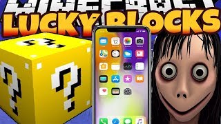 1V1 CU IRAPHAHELL PE MINECRAFT LUCKY BLOCKS PE IPHONE XS [upl. by Lednyk837]