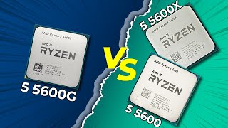 ¿Por qué elegir el Procesador AMD Ryzen 5 5600G vs 5600X vs 5600 en Julio 2023 [upl. by Eitsyrhc]