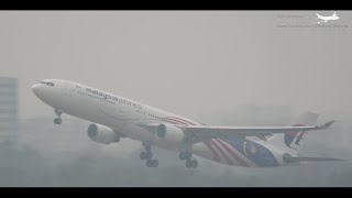 4 Widebody Takeoffs From Dhaka Airport [upl. by Valencia321]