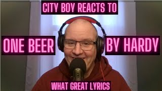 City Boy First Time Reaction to Hardys One Beer [upl. by Wrdna]