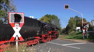 52 8038 auf der Rinteln Stadthagener Eisenbahn 01102017 HD [upl. by Marney]