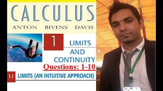 Calculus Ch  1 Ex  11 Question 110 Limits and Continuity Howard Anton 10th Edition [upl. by Euqinue997]