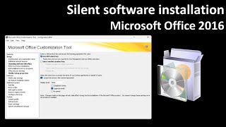 Silent software installation Microsoft Office 2016 VL [upl. by Leake]