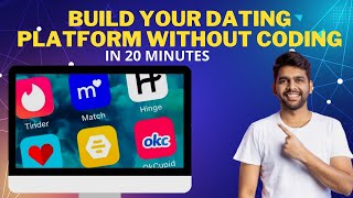 How to Build a Dating App or website like Tinder or Bumble in less than 5 minutes [upl. by Hopfinger]