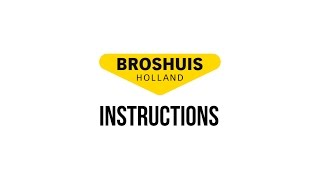 Broshuis instructions Detachable gooseneck Broshuis low loader [upl. by Annwahsal]