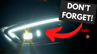 ADJUST your Mercedes LIGHTS  Travelling Abroad [upl. by Engeddi]