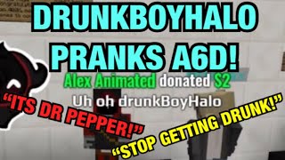 BadBoyHalo Gets Drunk and Pranks A6D DrunkBoyHalo [upl. by Aserat]