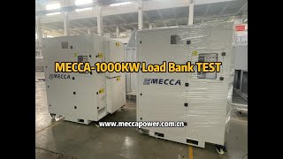 MECCA POWER 1000KW Resistive Load Bank TEST [upl. by O'Hara]