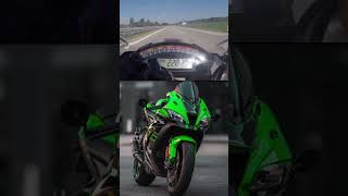 Zx10r super bike old model topspeed 299 km 😱 shortvideo viralvideo viralvideo [upl. by Lyckman]