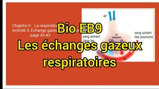 Les échsnges gazeux respiratoires [upl. by Ij]