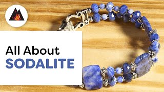 Sodalite Gemstone  History Uses in Jewelry and More [upl. by Iana]