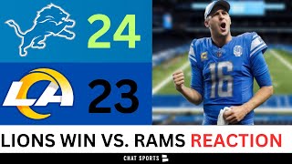 Lions Rumors amp News After 2423 Win vs Rams  Jared Goff Jahmyr Gibbs and Dan Campbell [upl. by Aynod]