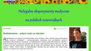 Nielegalne eksperymenty medyczne na polskich noworodkach  Radio Biosłone [upl. by Valerle532]