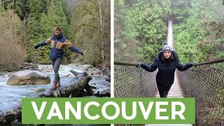 VANCOUVER  VERTIGE SUR LE PONT SUSPENDU DE LYNN CANYON [upl. by Montana]