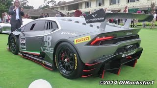 Lamborghini Huracan Super Trofeo Startup and Driving [upl. by Pernell]