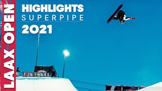 2021 Laax Open Superpipe Highlights [upl. by Kirimia]