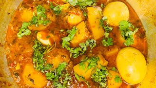 Anda Aloo Ka Salan Egg Ptato Curry by foodie parents [upl. by Gwenneth]