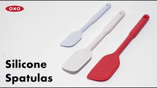 Kitchen Essentials from OXO 3Piece Silicone Spatula Set [upl. by Dianthe]